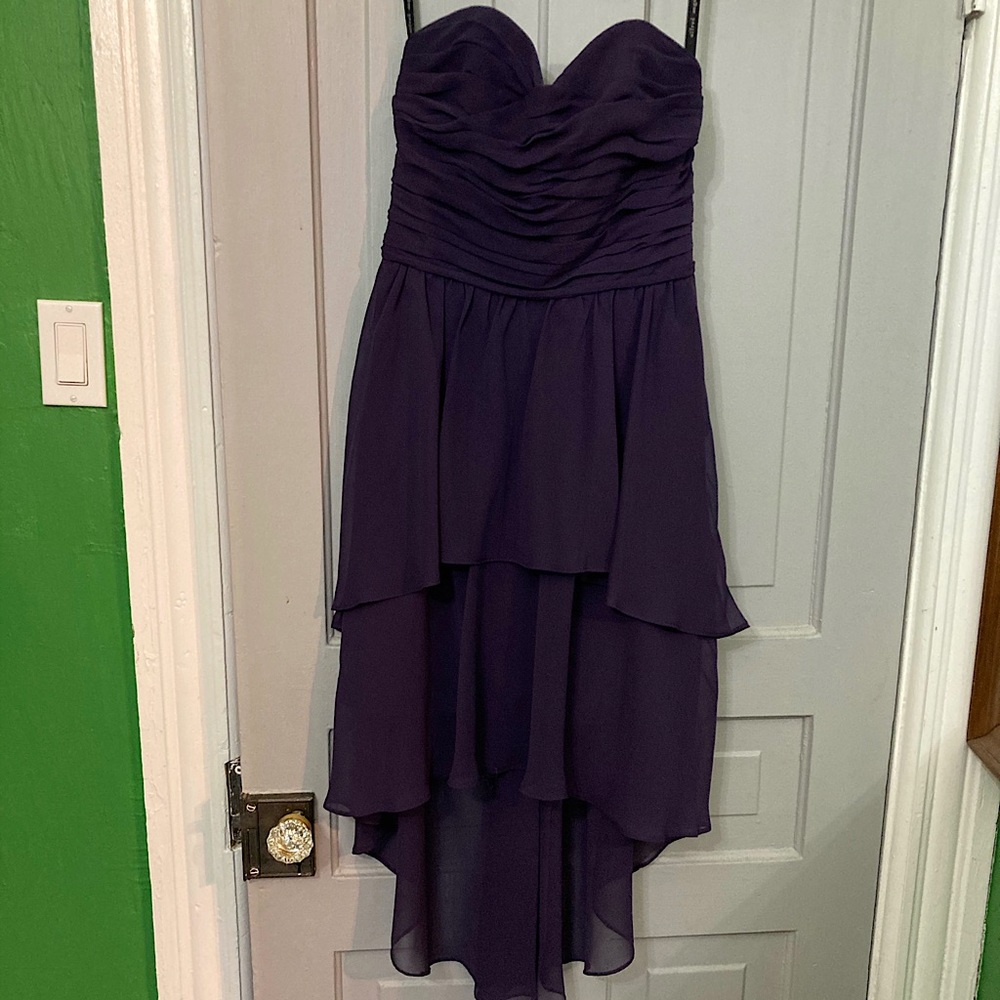 Eggplant Alfred Angelo Bridesmaid Dress